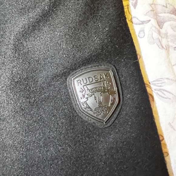 RUDSAK Wool Coat with Detachable Fur Trim - Picture 6 of 16